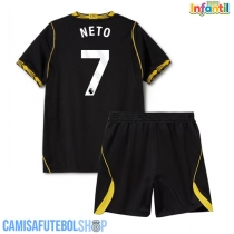 Camisa de time de futebol Chelsea Pedro Neto #7 Replicas 2º Equipamento Infantil 2026-27 Manga Curta (+ Calças curtas)
